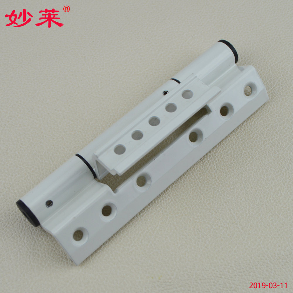 妙萊牌50隔熱B加長彈簧門合頁類   /隔熱斷橋三翼平開門用黑色57h-3白色57a2自動(dòng)回彈合頁