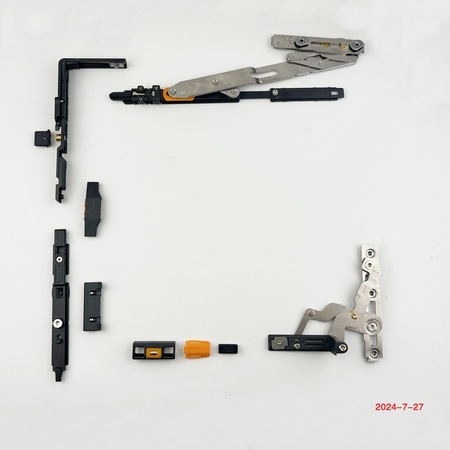 無標新款隱形內開內倒黑可調無執(zhí)手 （180度）格立美內盒